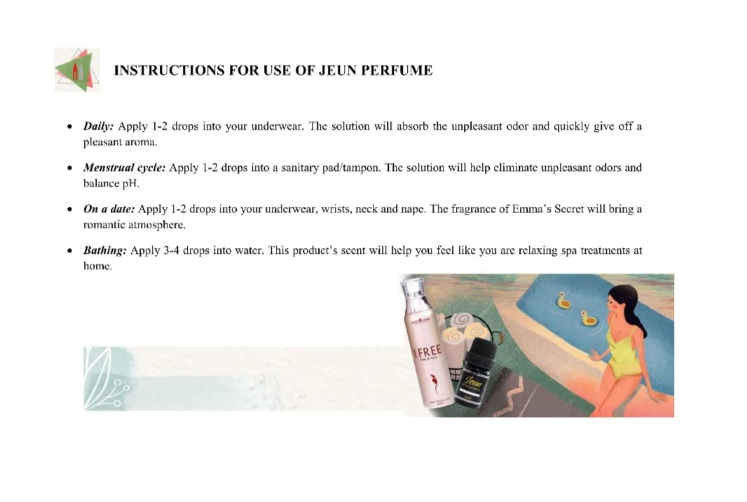 MATXI S.G Combo IFree -Daily Intimate Wash- Feminine Care Wash 120ml & Inner Perfume Jeun 5ml